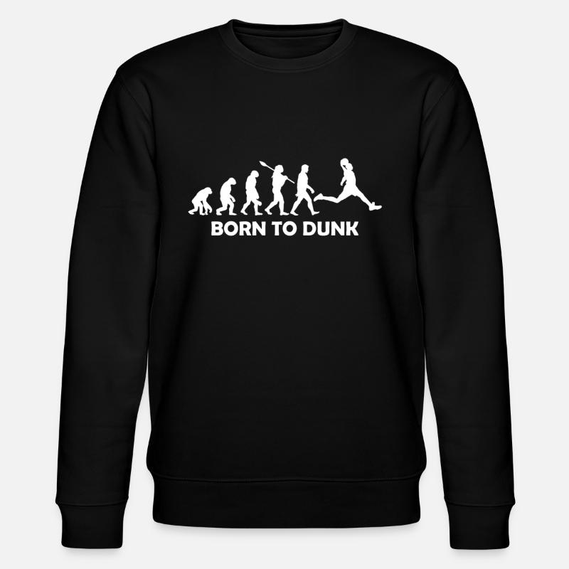 Basketball evolution - Stanley/Stella CHANGER Unisex Organic Sweatshirt - black