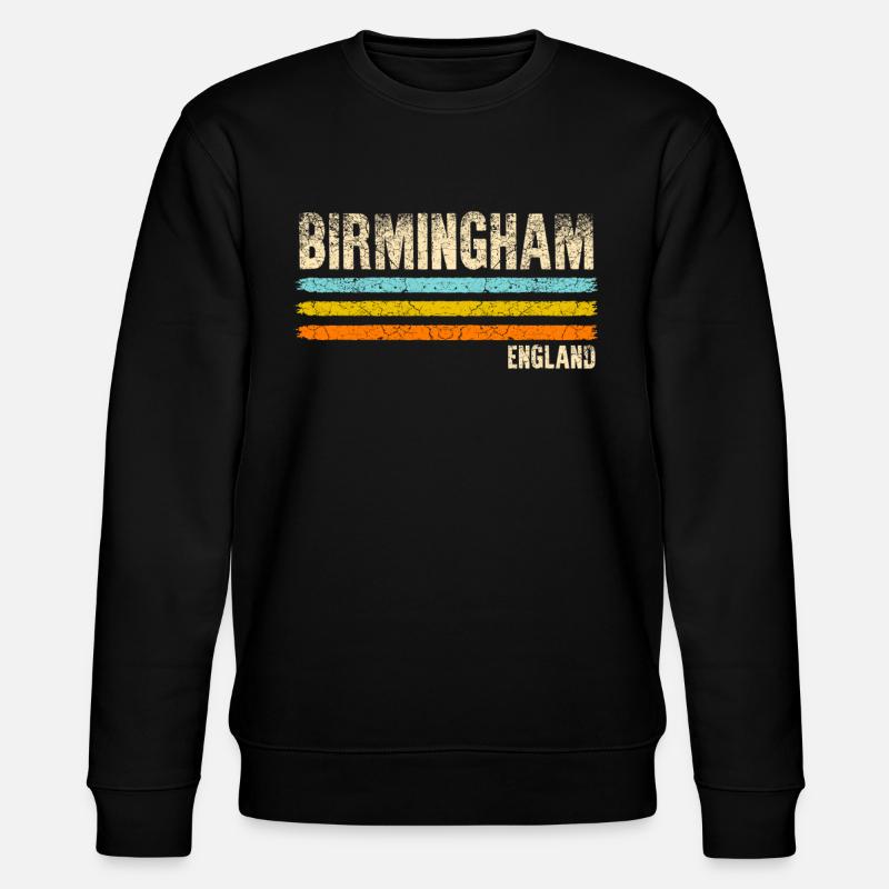 Birmingham England - Stanley/Stella Unisex Bio-Sweatshirt CHANGER  - Schwarz
