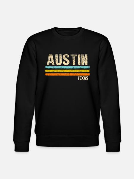 Austin Texas - Sweat bio CHANGER Stanley/Stella Unisexe - noir