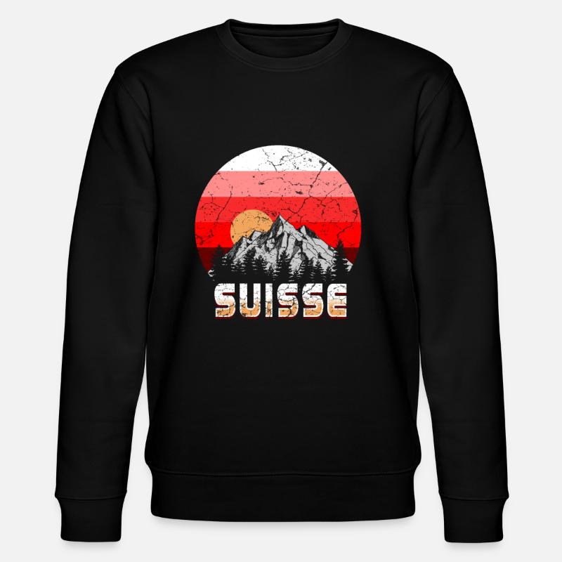 Suisse Suisse - Sweat bio CHANGER Stanley/Stella Unisexe - noir