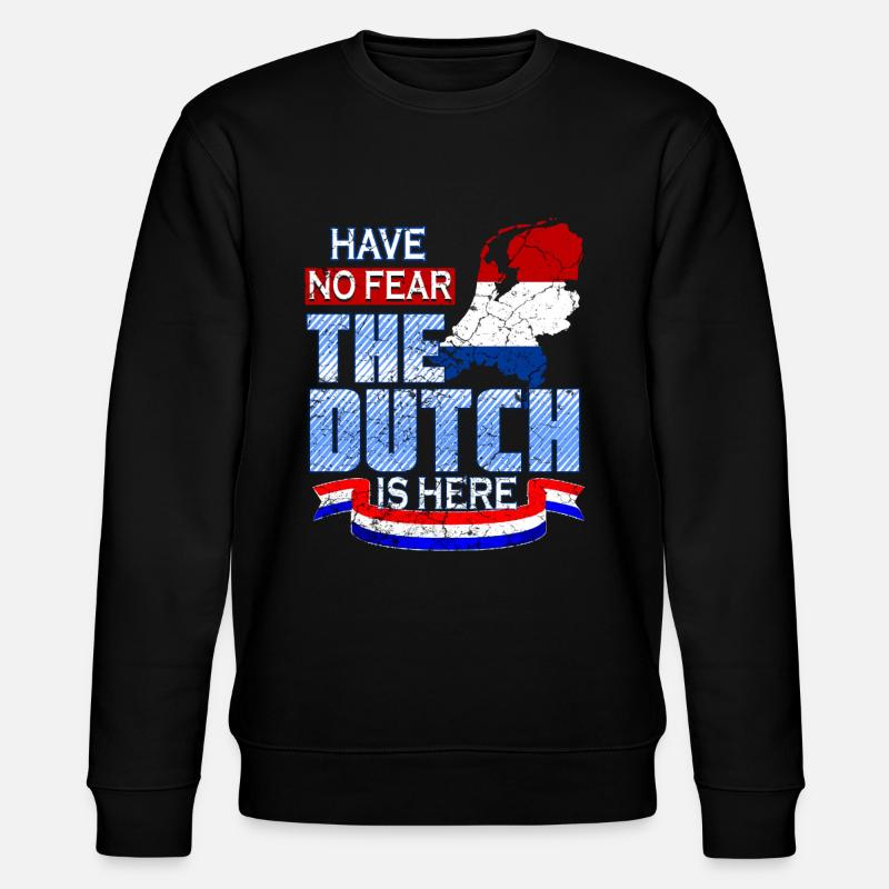 Dutch Dutch Funny - Stanley/Stella CHANGER Unisex Organic Sweatshirt - black
