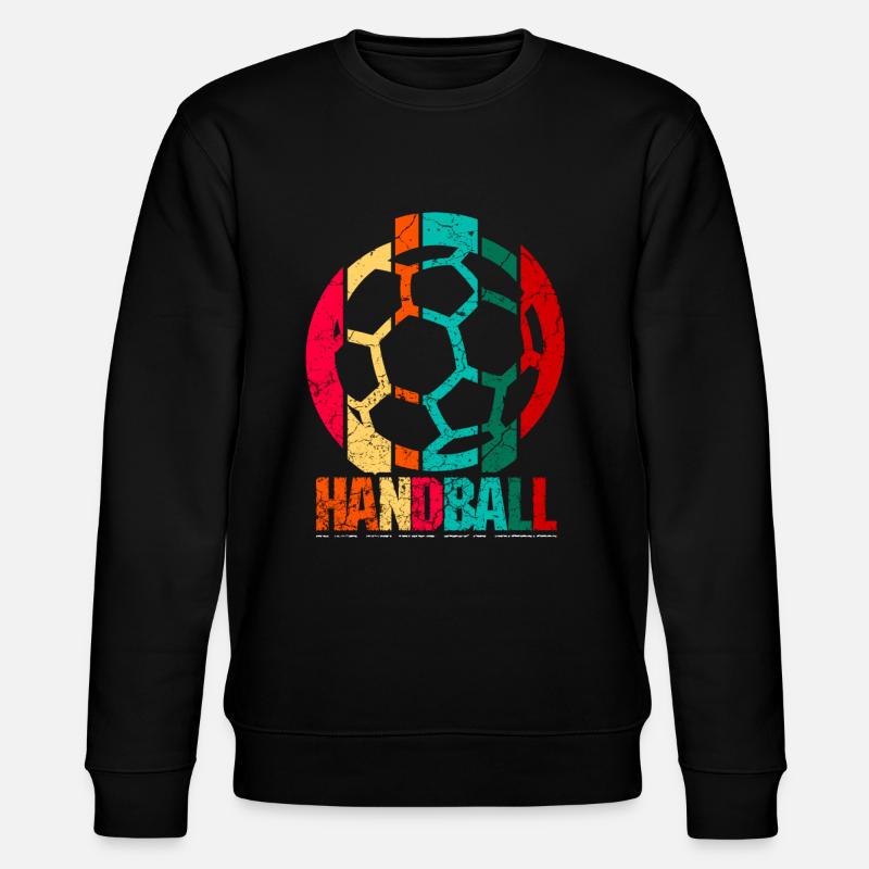 Handball - Stanley/Stella Unisex Bio-Sweatshirt CHANGER  - Schwarz