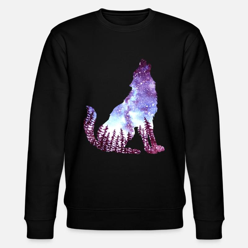 Loup - Sweat bio CHANGER Stanley/Stella Unisexe - noir
