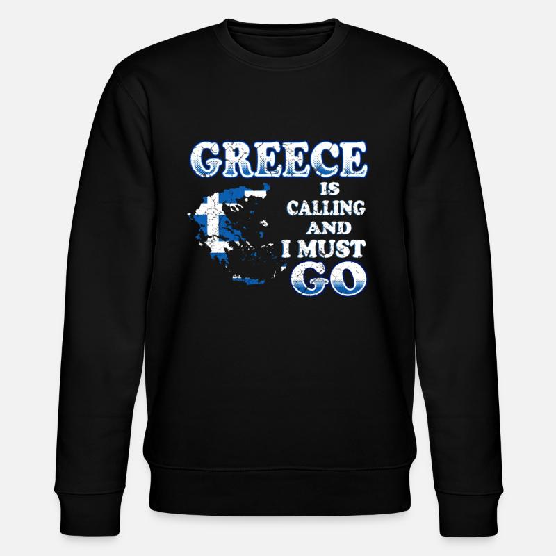 Grèce - Sweat bio CHANGER Stanley/Stella Unisexe - noir