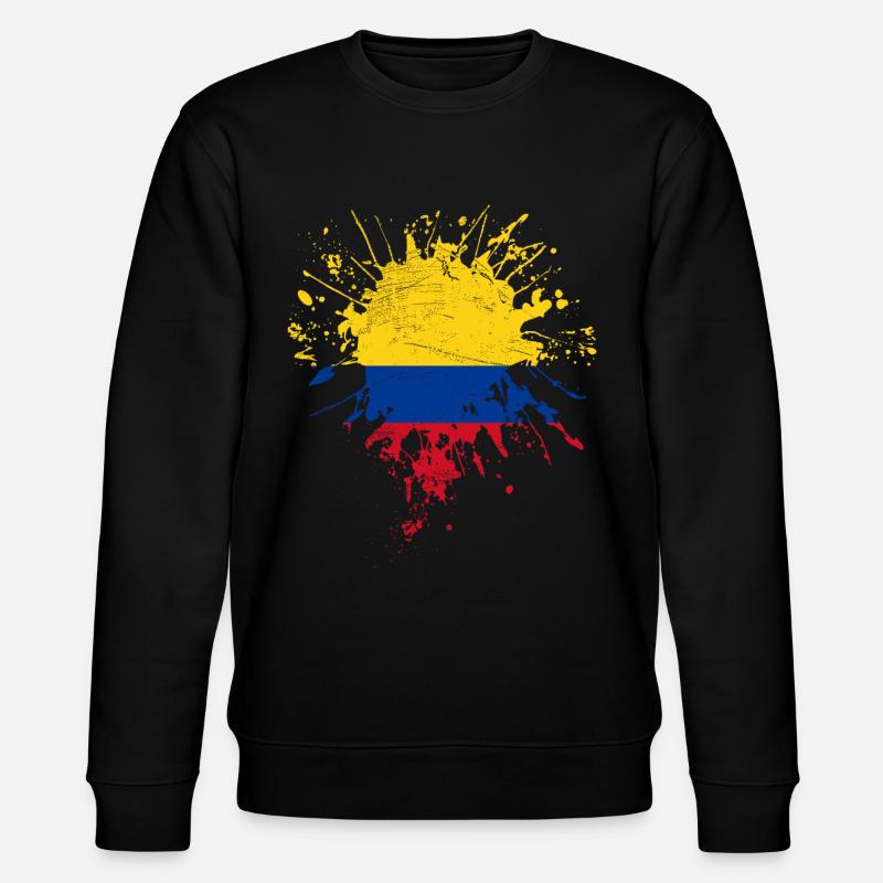 Colombie Drapeau - Sweat bio CHANGER Stanley/Stella Unisexe - noir