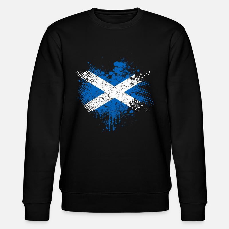 Drapeau de l'Ecosse - Sweat bio CHANGER Stanley/Stella Unisexe - noir