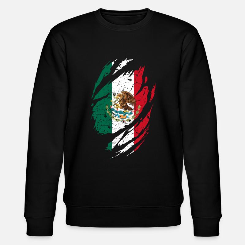 Drapeau & blasons du Mexique - Sweat bio CHANGER Stanley/Stella Unisexe - noir