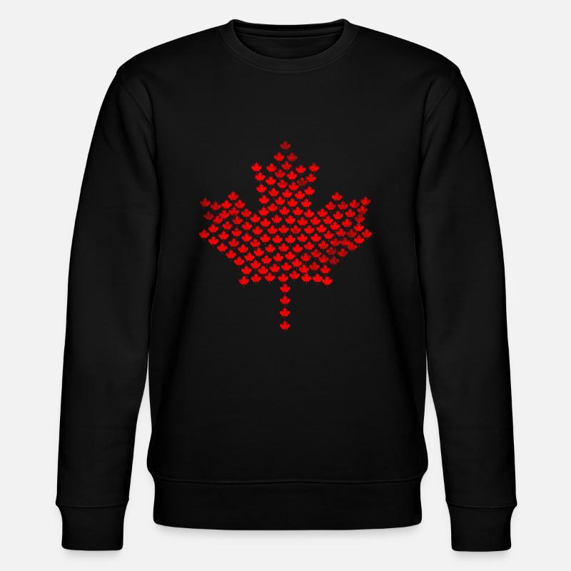 Canada Maple Leaf - Stanley/Stella CHANGER Unisex Organic Sweatshirt - black