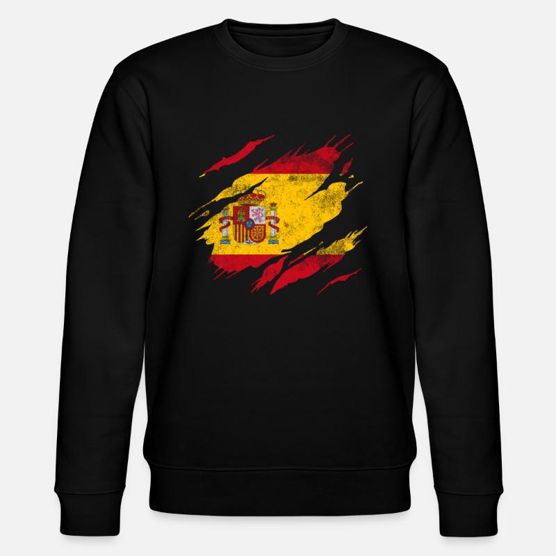 Espagne Drapeau - Sweat bio CHANGER Stanley/Stella Unisexe - noir