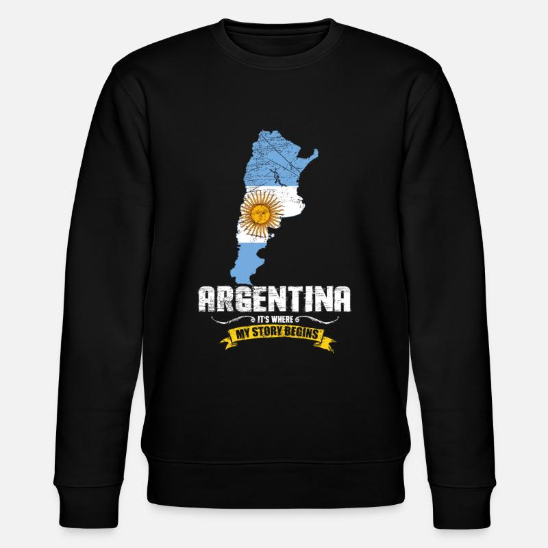 Argentine - Sweat bio CHANGER Stanley/Stella Unisexe - noir