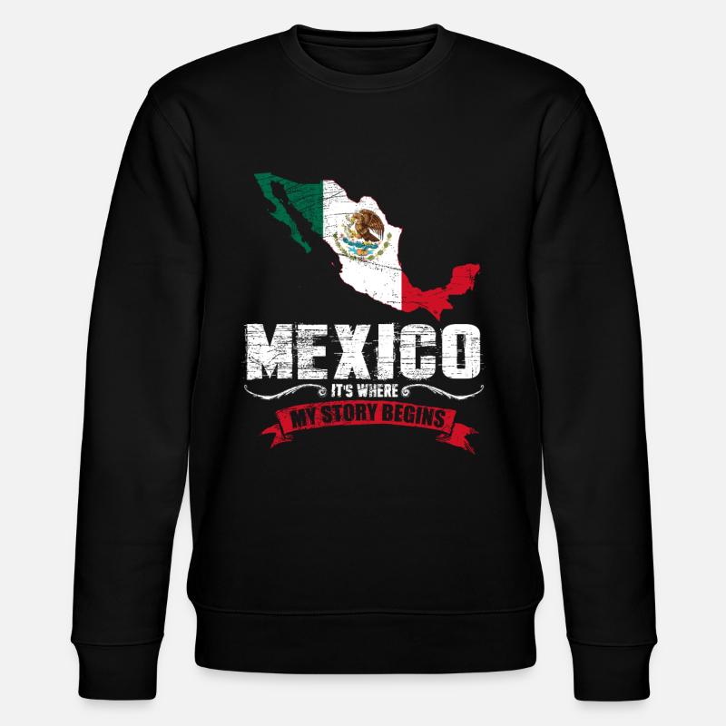 Mexique - Sweat bio CHANGER Stanley/Stella Unisexe - noir