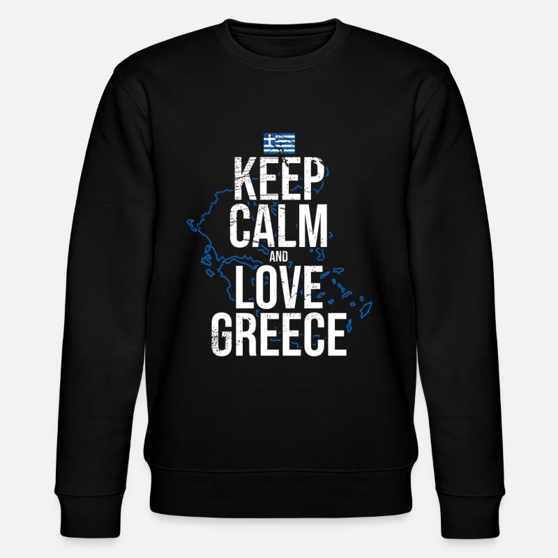 J’aime la Grèce - Sweat bio CHANGER Stanley/Stella Unisexe - noir