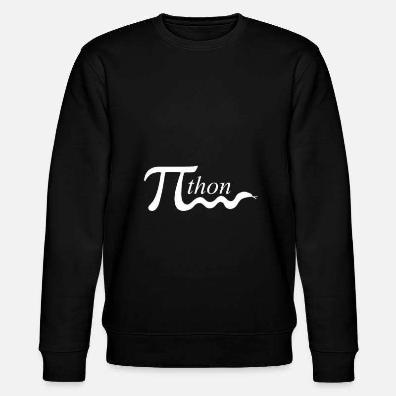 pi python mathewitz - Stanley/Stella Unisex Bio-Sweatshirt CHANGER  - Schwarz