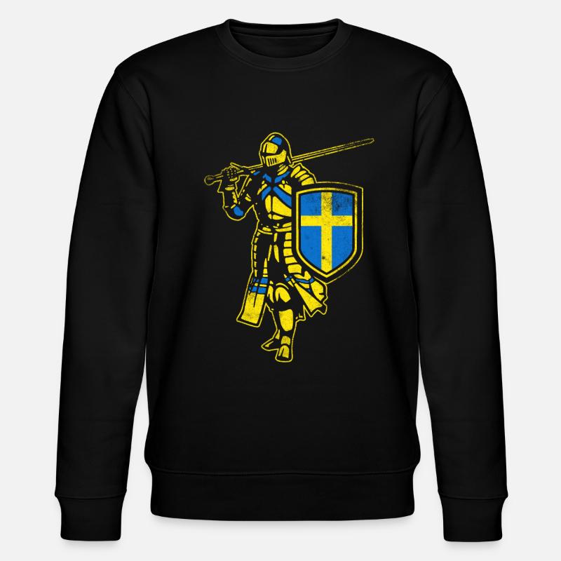Schwedischer Ritter - Stanley/Stella Unisex Bio-Sweatshirt CHANGER  - Schwarz