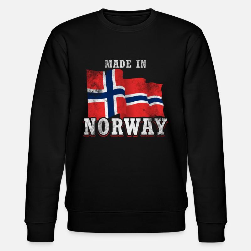 Made in Norway - Stanley/Stella CHANGER Unisex Organic Sweatshirt - black