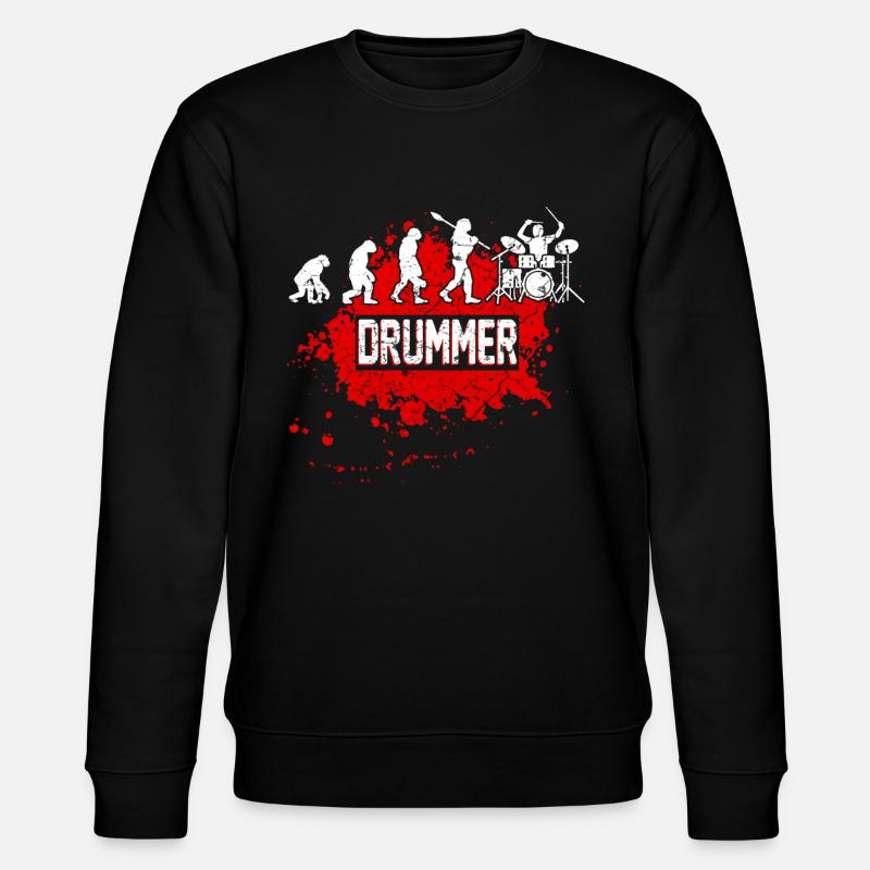 drummer - Stanley/Stella CHANGER Unisex Organic Sweatshirt - black