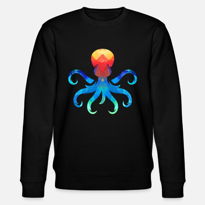 Squid Octopus Octopus Kraken - Stanley/Stella CHANGER Unisex Organic Sweatshirt - black