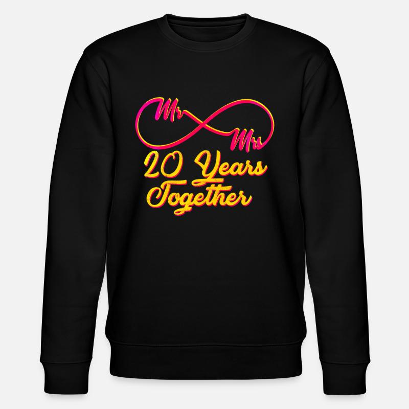 20 ans de mariage - Sweat bio CHANGER Stanley/Stella Unisexe - noir