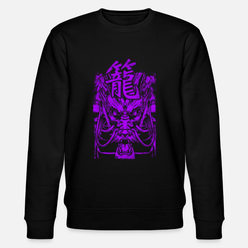 Dragon japonais chinois Caractères - Sweat bio CHANGER Stanley/Stella Unisexe - noir