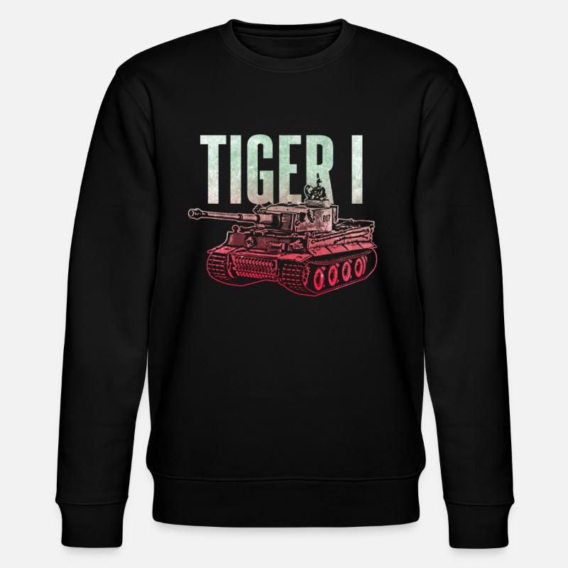 Tiger I Panzer - Stanley/Stella Unisex Bio-Sweatshirt CHANGER  - Schwarz