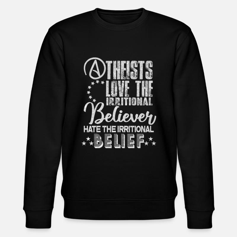 Atheismus - Stanley/Stella Unisex Bio-Sweatshirt CHANGER  - Schwarz