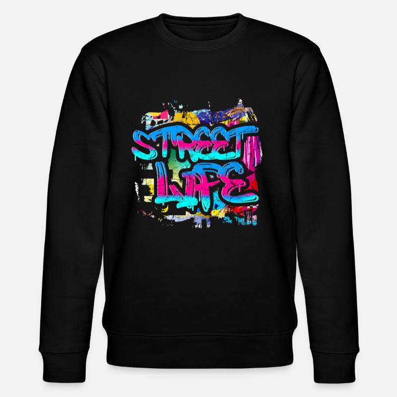Graffiti Art - Stanley/Stella CHANGER Unisex Organic Sweatshirt - black