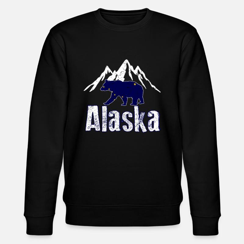 Alaska - Stanley/Stella Unisex Bio-Sweatshirt CHANGER  - Schwarz