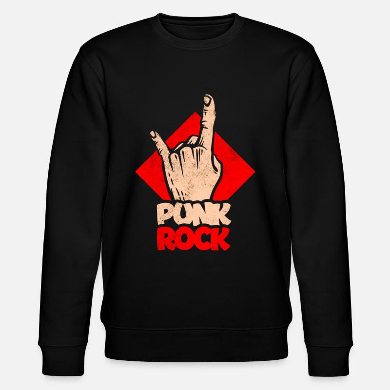 Punk Rock - Stanley/Stella Unisex Bio-Sweatshirt CHANGER - Schwarz