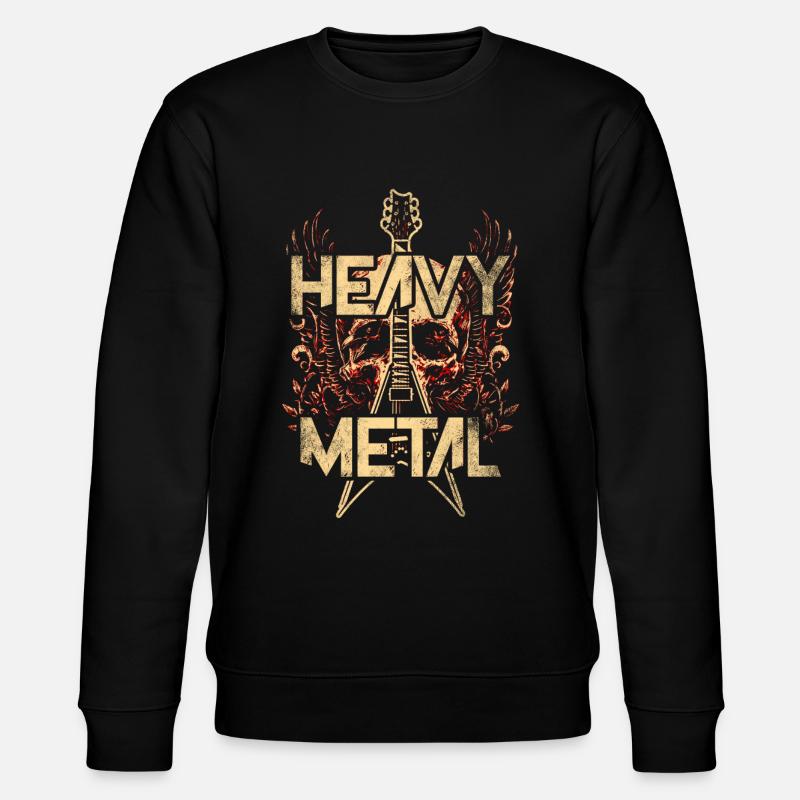 Heavy Metal - Stanley/Stella Unisex Bio-Sweatshirt CHANGER  - Schwarz