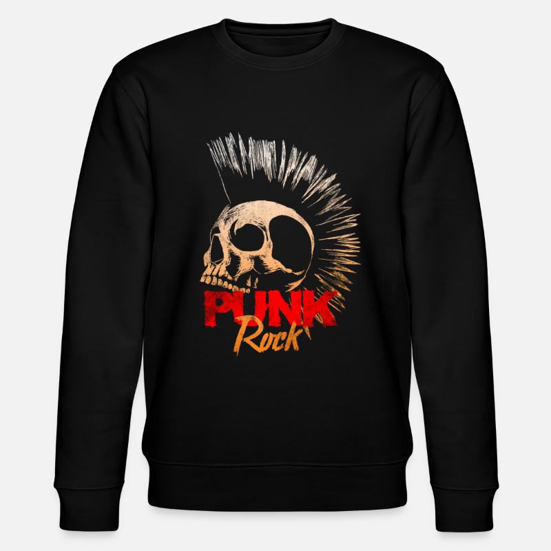 Punk Rock - Stanley/Stella Unisex Bio-Sweatshirt CHANGER  - Schwarz