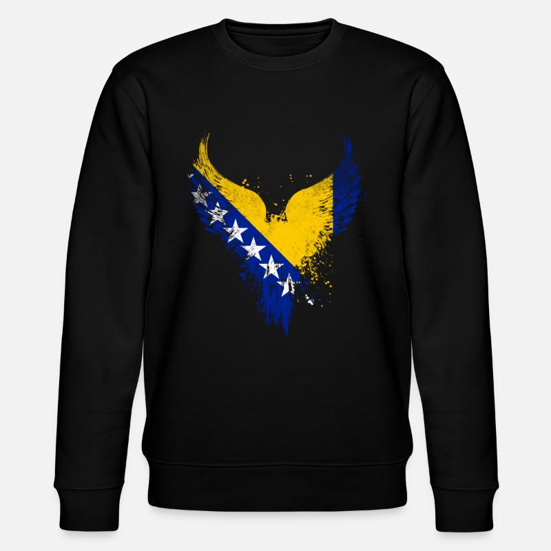 Drapeau de Bosnie - Sweat bio CHANGER Stanley/Stella Unisexe - noir