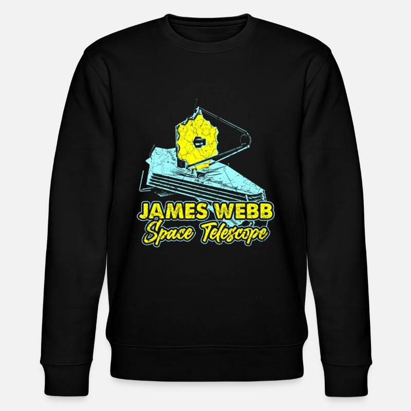 James Webb Space Telescope - Stanley/Stella CHANGER Unisex Organic Sweatshirt - black
