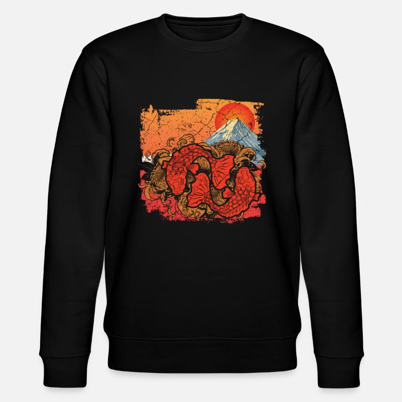 Japanische Kunst - Stanley/Stella Unisex Bio-Sweatshirt CHANGER  - Schwarz