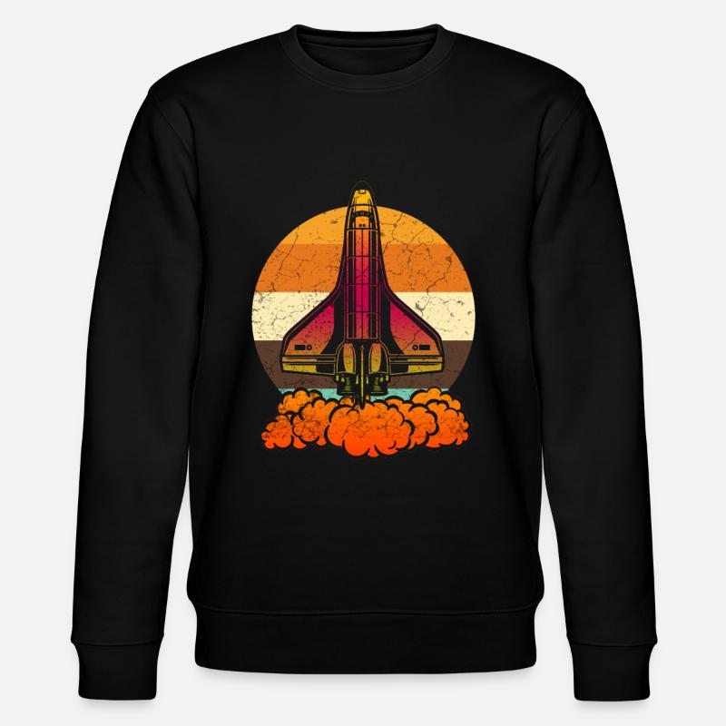 Navette spatiale - Sweat bio CHANGER Stanley/Stella Unisexe - noir