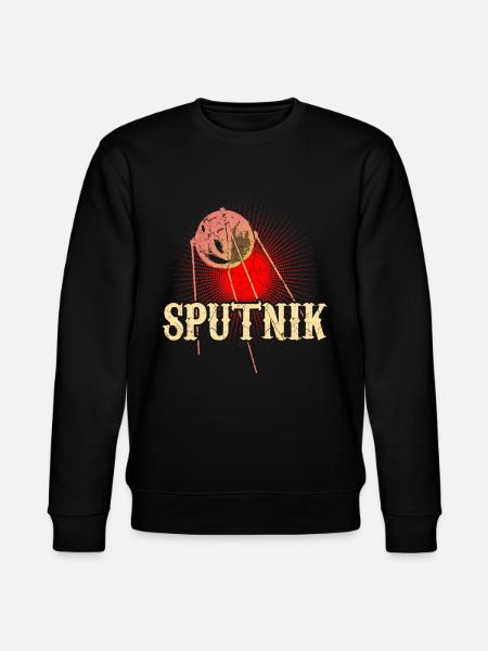 Sputnik Satellit - Stanley/Stella Unisex Bio-Sweatshirt CHANGER  - Schwarz