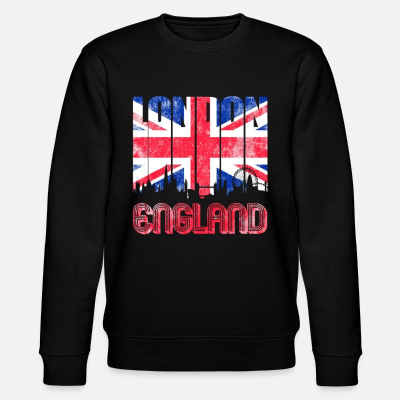Londres Skyline Angleterre Royaume-Uni - Sweat bio CHANGER Stanley/Stella Unisexe - noir