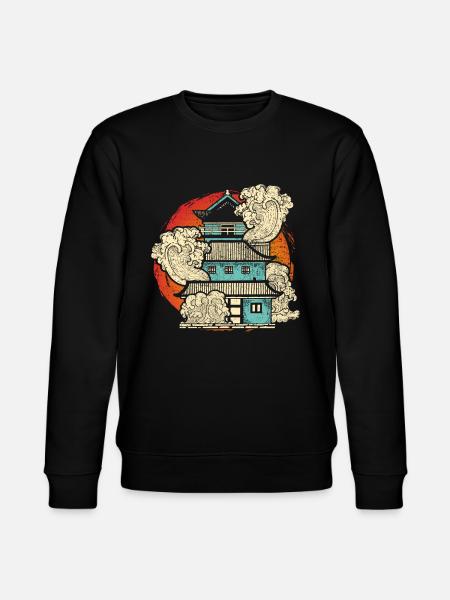 Japanische Kunst - Stanley/Stella Unisex Bio-Sweatshirt CHANGER - Schwarz
