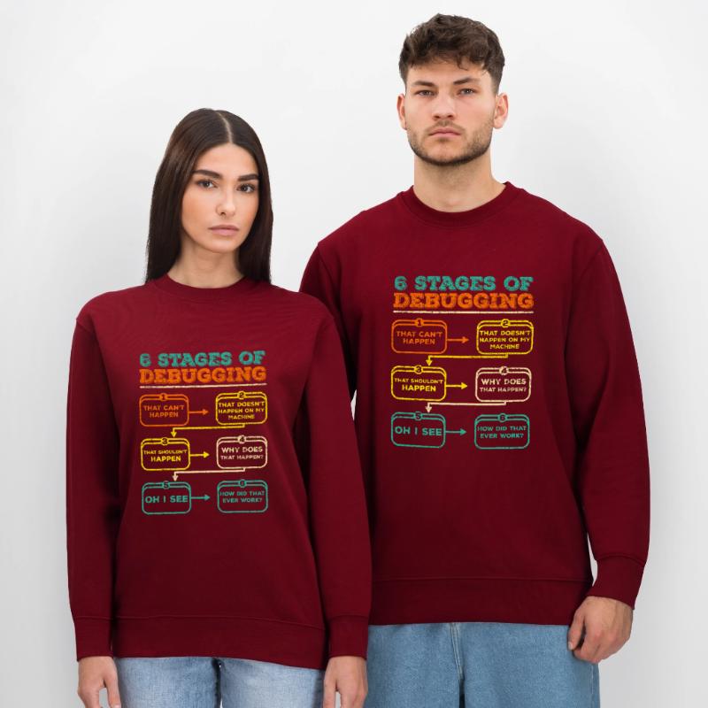 Debugging Programmierer Code Lustig Stanley/Stella Unisex Bio-Sweatshirt CHANGER 