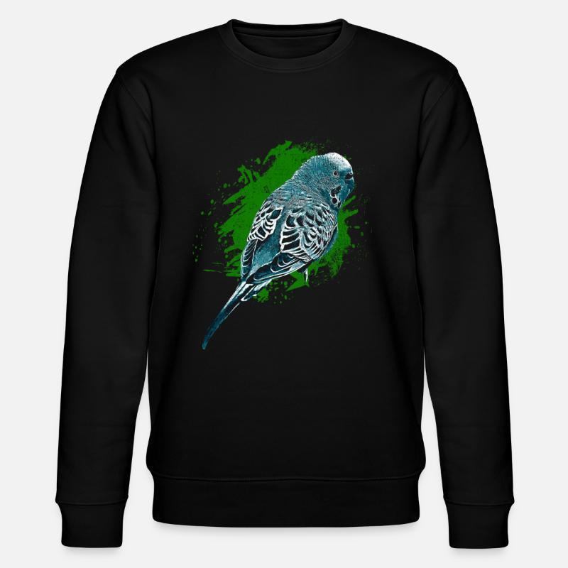 Perruche ondulée - Sweat bio CHANGER Stanley/Stella Unisexe - noir