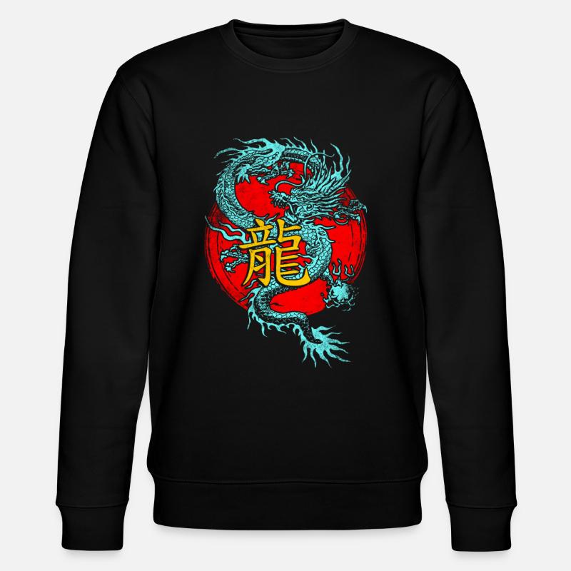 Dragon chinois - Sweat bio CHANGER Stanley/Stella Unisexe - noir