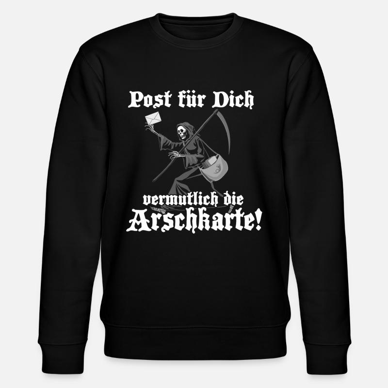 Post für Dich - Stanley/Stella Unisex Bio-Sweatshirt CHANGER - Schwarz