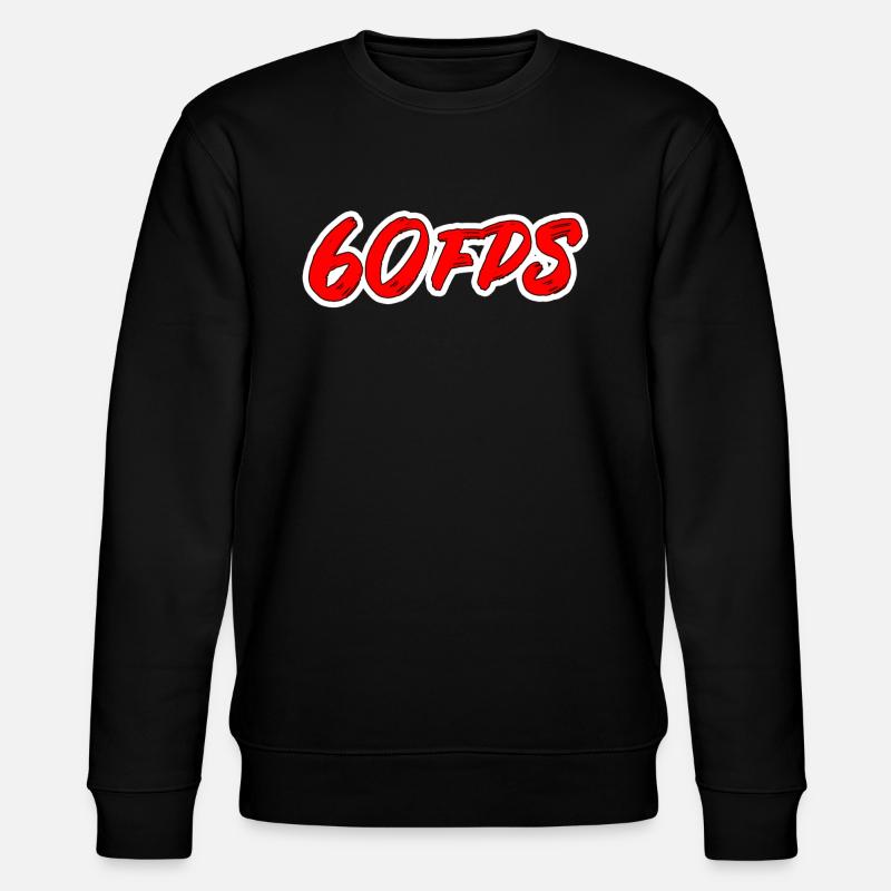 60fps - Stanley/Stella CHANGER Unisex Organic Sweatshirt - black
