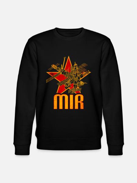 Mir Space Station - Stanley/Stella CHANGER Unisex Organic Sweatshirt - black