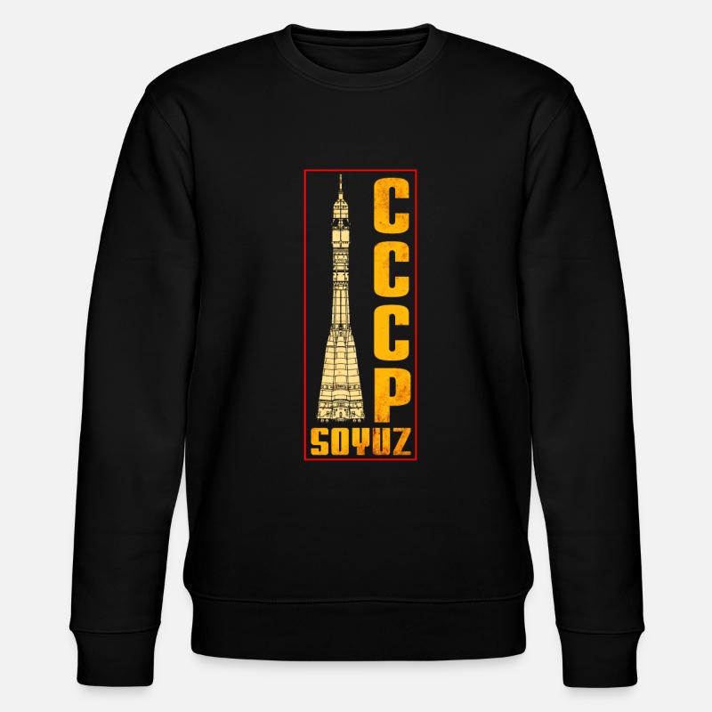 Soyuz - Soviet missile - Stanley/Stella CHANGER Unisex Organic Sweatshirt - black