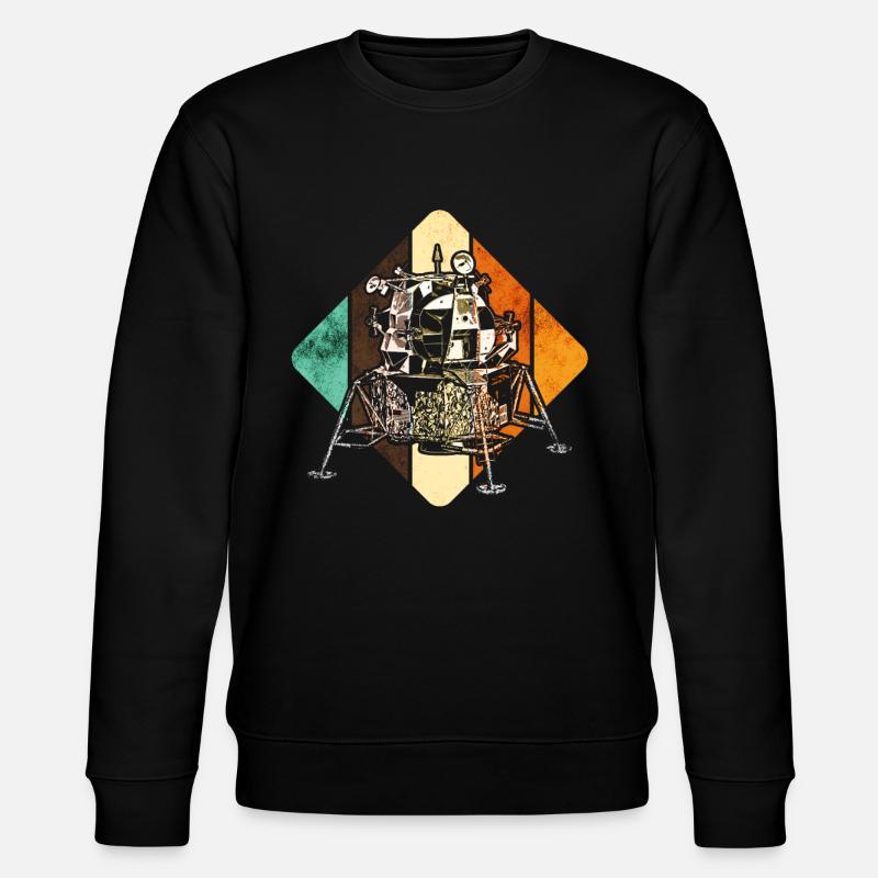 Apollo 11 Lunar Module - Stanley/Stella CHANGER Unisex Organic Sweatshirt - black
