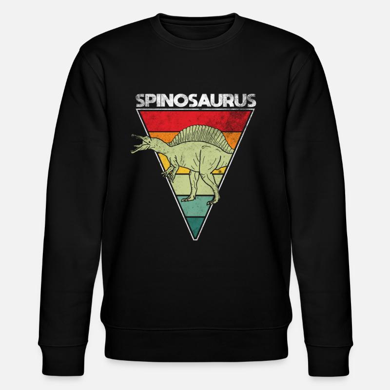 Spinosaurus Dinosaurs - Stanley/Stella CHANGER Unisex Organic Sweatshirt - black