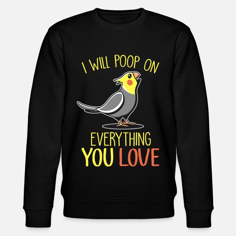 Calopsitte - Sweat bio CHANGER Stanley/Stella Unisexe - noir