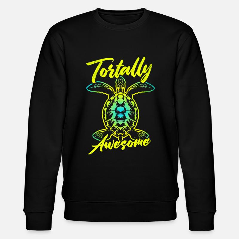 Tortue marine - Sweat bio CHANGER Stanley/Stella Unisexe - noir