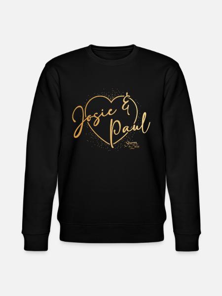 Sturm der Liebe Traumpaar Josie & Paul - Stanley/Stella Unisex Bio-Sweatshirt CHANGER  - Schwarz