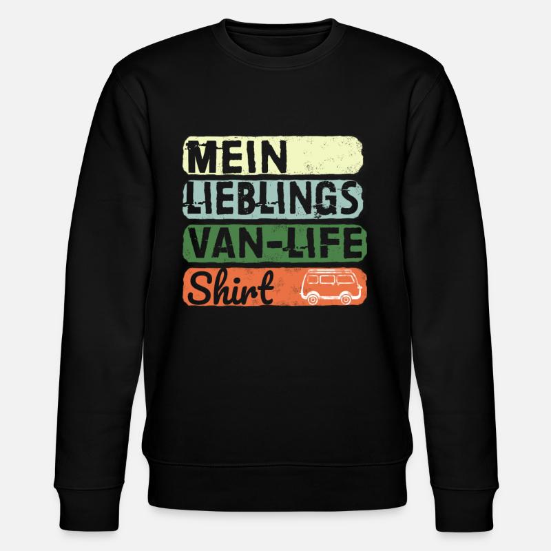 Camping-car Darling Van-Life Camper - Sweat bio CHANGER Stanley/Stella Unisexe - noir